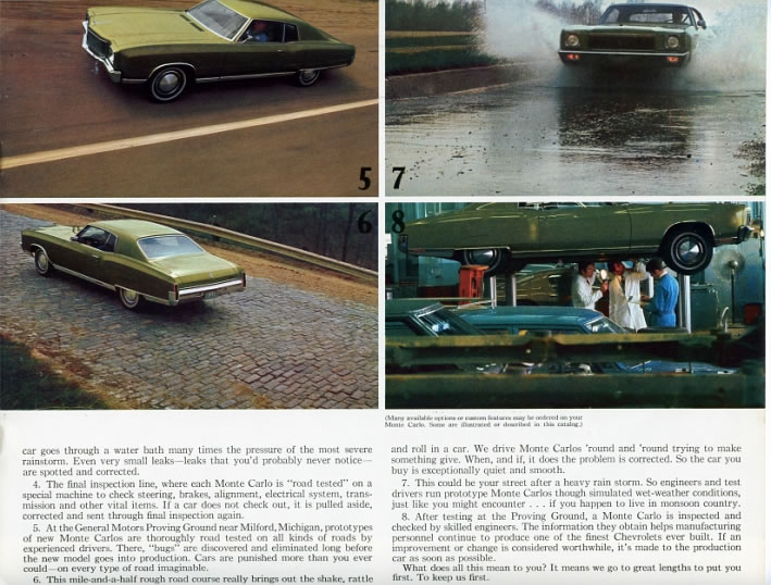 1971 Chevrolet Monte Carlo Brochure Page 7